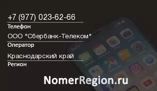 Кто звонил с 9770236266 - регион и оператор